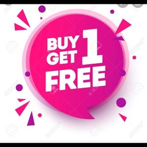 Buy 1 item get 1 free (at equal or lesser value )